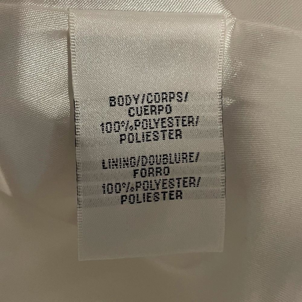 Monique Lhuillier Empire Waist Bridesmaid Bride Wedding Dress Minimalist Size 0 - Picture 5 of 8